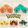 Pokemon Soft Plush Slippers Pikachu Cartoon Character Indoor Home Shoes
