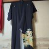 Used Black Tomesode, Fukuro Obi, 2 Obijime