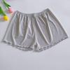 Women's Ice Silk Lace Safety Shorts - Anti-Exposure, Thin, No Curl, Loose Fit, Slimming, Perfect for Summer & Home Base Layer