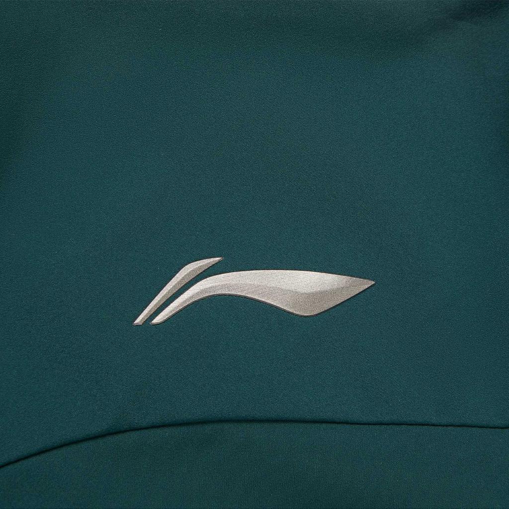 Li-Ning Fitness Series Hooded Logo Letter Zipper Windbreaker Men outerwear AFDW995-9