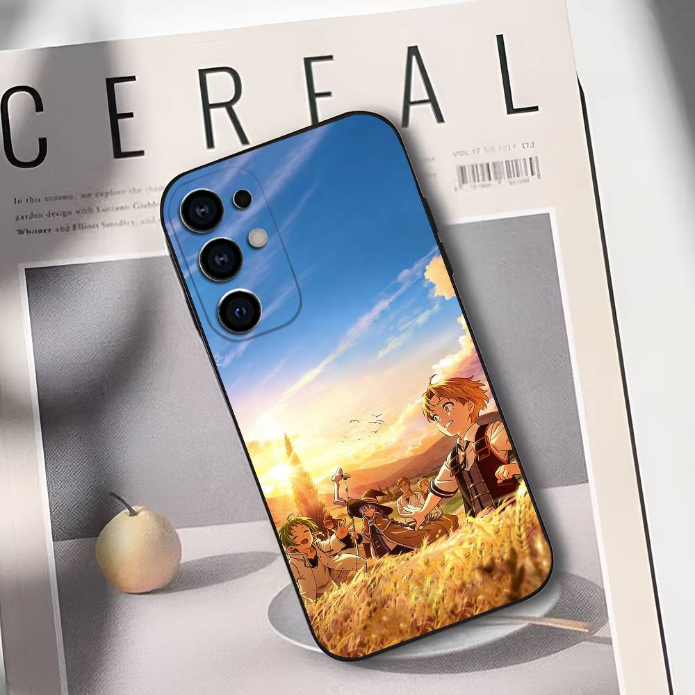 M-Mushoku Tensei Jobless Reincarnation Phone Case For Samsung S25,S24,S21,S22,S23,S30,Ultra,S20,Plus,Fe,Lite,Soft Black Cover