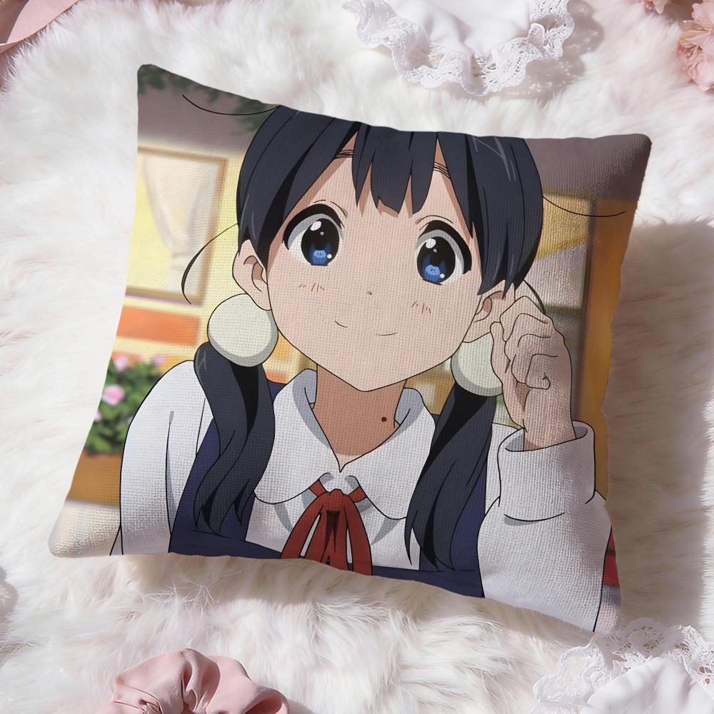 anime cute t-Tamako Market Cushion Cover Premium Comfort Reversible Pillow Cove -Two in One Design for Any Room & Car Interior