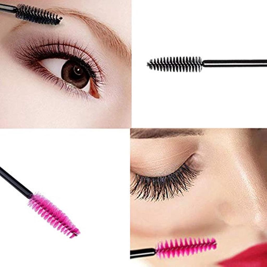 200 Einweg-Wimpernmaskenpinsel, Augenbrauen-Make-up-Applikator-Pinsel-Set