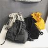 SURCHAR Drawstring Tote Bag, Nylon Backpack, Women's, Handbag, Shoulder Bag, 2-Way, Lightweight, Large Capacity, Casual, Solid Color, Stylish, Cute,