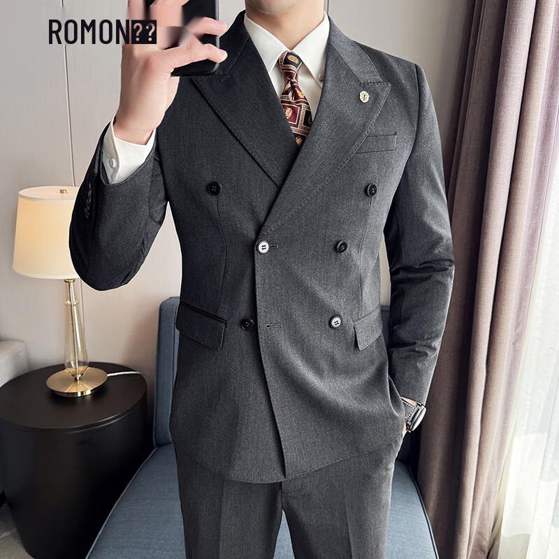 ROMON Men s 3-Piece Business Suit Set XL