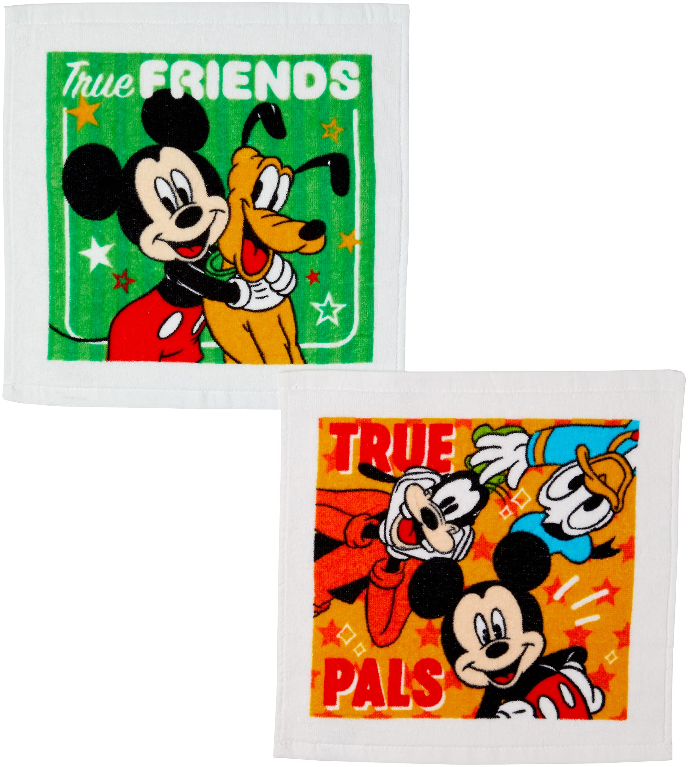 Marushin Hand Set of with Disney True School 2065032100 Towels/Handkerchiefs, 2, Case, Friends, Disney, Preschool/Kindergarten/Elementary Supplies,