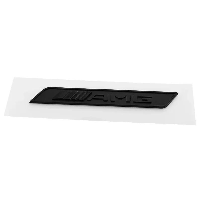 Car Sticker 1pc 3D ABS Chrome Red Black Logo AMG Emblem Car Fender Side Badge Decal For Mercedes Benz GLE W167 W166 AMG Sticker