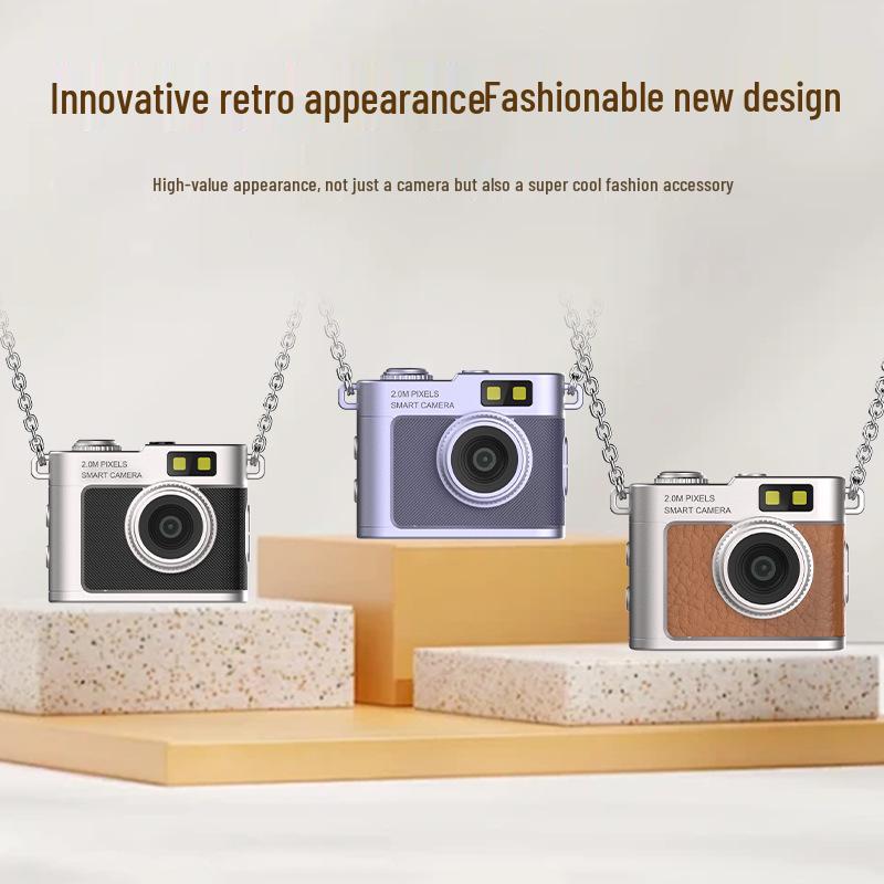 64MP Compact Camera with Large Screen for Student and Children's 4K Photography