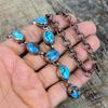 Tibetan turquoise necklace electroformed copper necklace adjustable chain necklace copper jewelry gemstone handmade necklace gifts for women