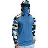 Long Sleeve Fishing Shirts for Men Sun Hoodie Hooded Sun Shirts Fishing Hoodie Camo Hoodie for Outdoor Activities