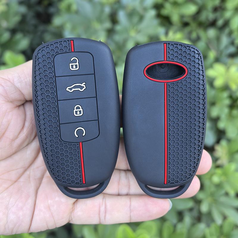 Silicone Car Key Case Cover For Chery Omoda C5 5 Fx 7 Tiggo 8 Plus 8 Pro 7 Pro Arrizo 5 Plus    Auto Accessories