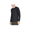 Under Armour Dry Fit Stretch Crew Neck Long Sleeve T-Shirt Men Tops Black 1332491-001