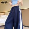 MJ STYLE Women's High-Waist Wide-Leg Casual Pants
