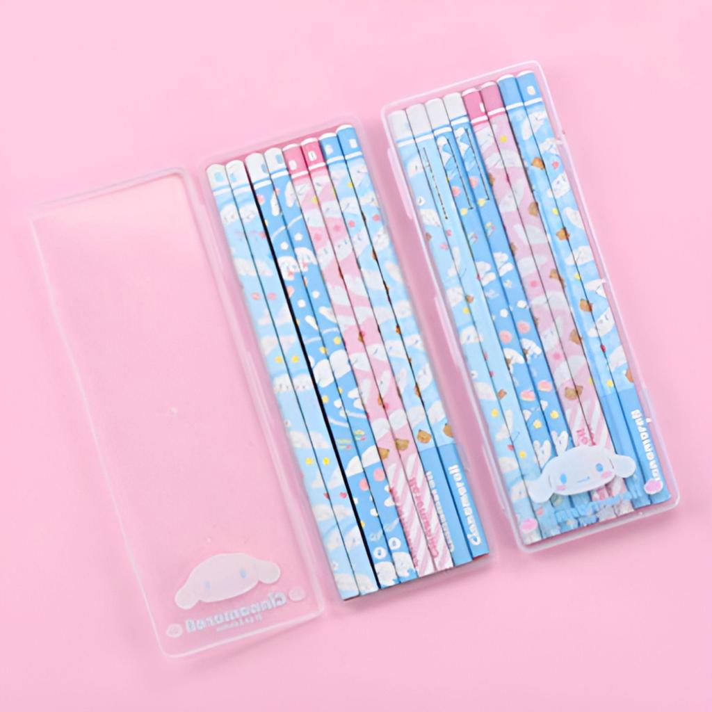 Sanrio Charaktere 8-Stifteetui & Stifte-Set