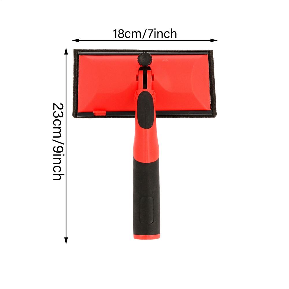 

Trim Paint Edger Corner Paint Edge Trimmer Two-Color Handle Trim Painting Tool for Ceilings Baseboards Corner Walls Doors красный