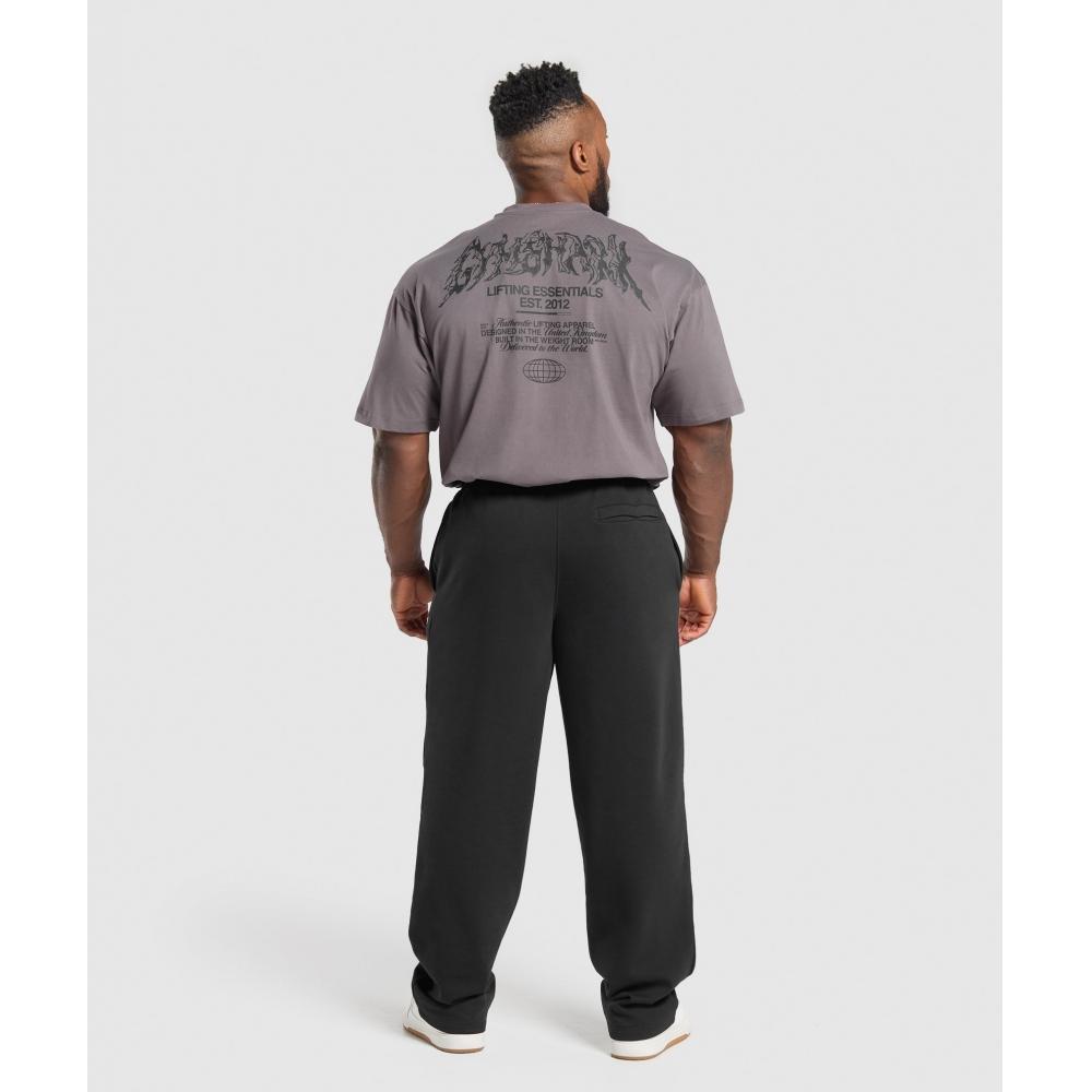 Gymshark MeTal LifTing Graphic T shirT Brushed Purple A7a2s Pbzp