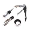 Set Tappo per Bottiglia di Vino Con Scatola Regalo Cavatappi Tappo a Vite Apribottiglia Acciaio Inossidabile Accessori da Cucina Bar Strumento per Regalo di Matrimonio