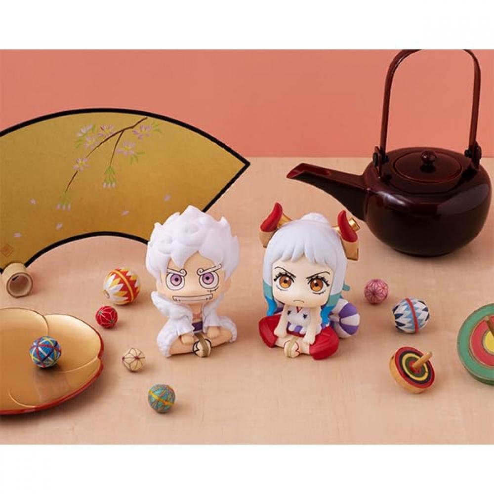 Lucappu ONE PIECE Monkey D. Luffy Gear 5 Approx. 110mm PVC Painted Movable Figure
