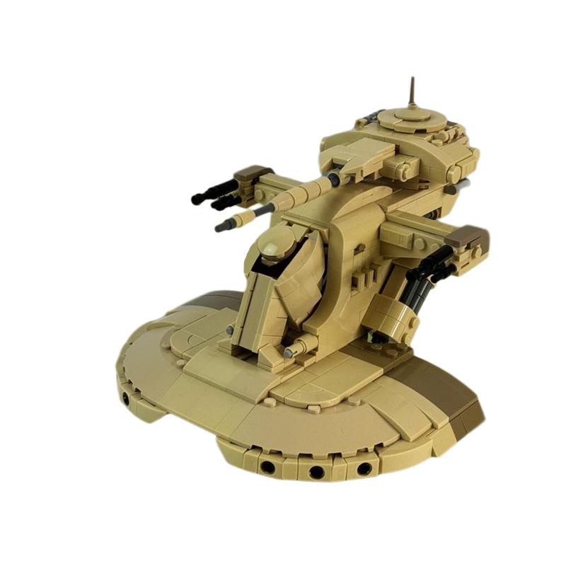 Buildmoc Space Wars Spaceship Tank AAT Fighter MOC Set Building Blocks Kits Toys for Children Kids Gifts Toy 667PCS Bricks