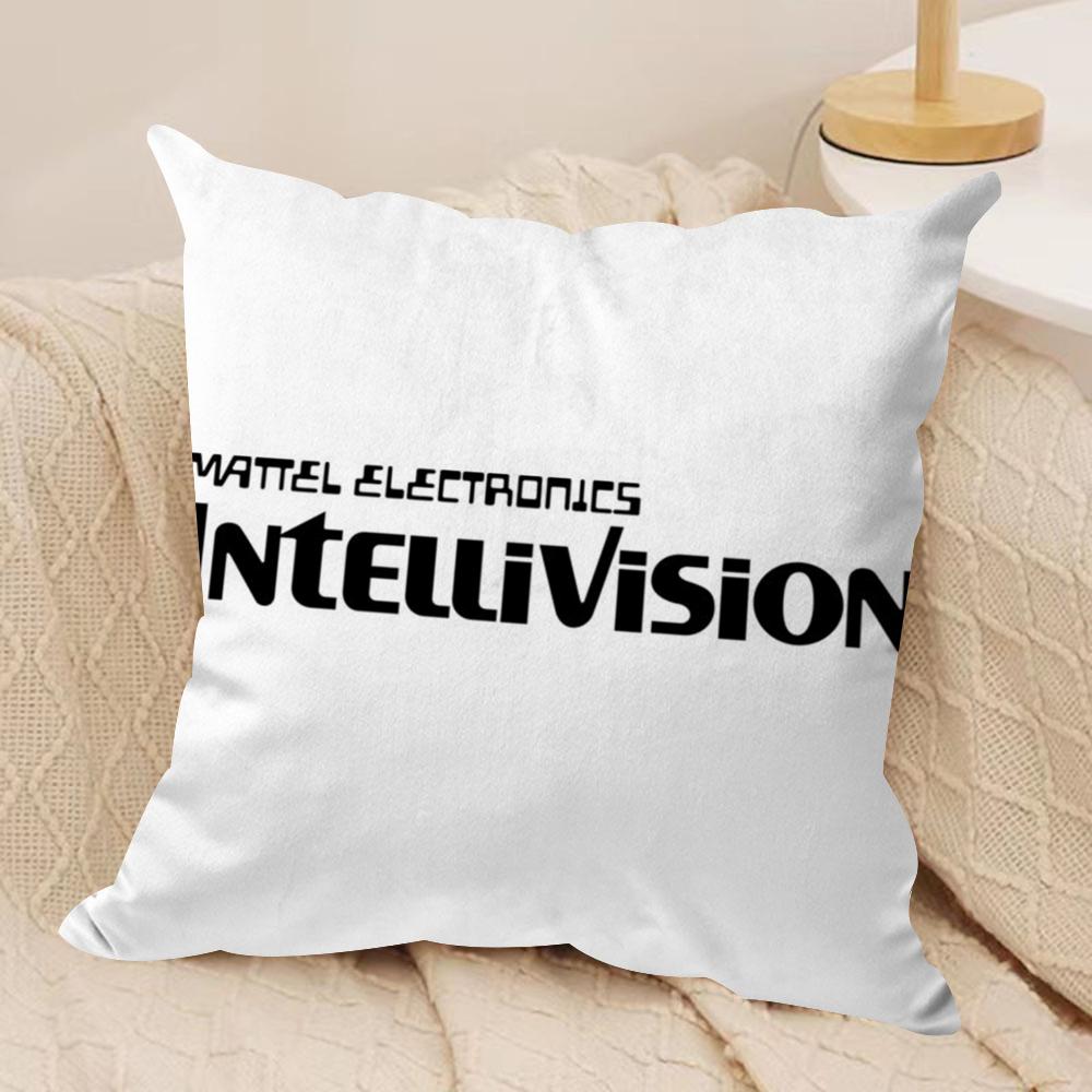 IIntellivision Cushion Cover Soft Plush Throw Pillow Cover  DoubleSided Decorative Cushion Case  Sofa Bedroom Home Decor