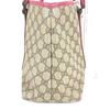 GUCCI 114595 Logo GG Supreme Bag Shoulder Bag Tote Bag pink/Beige