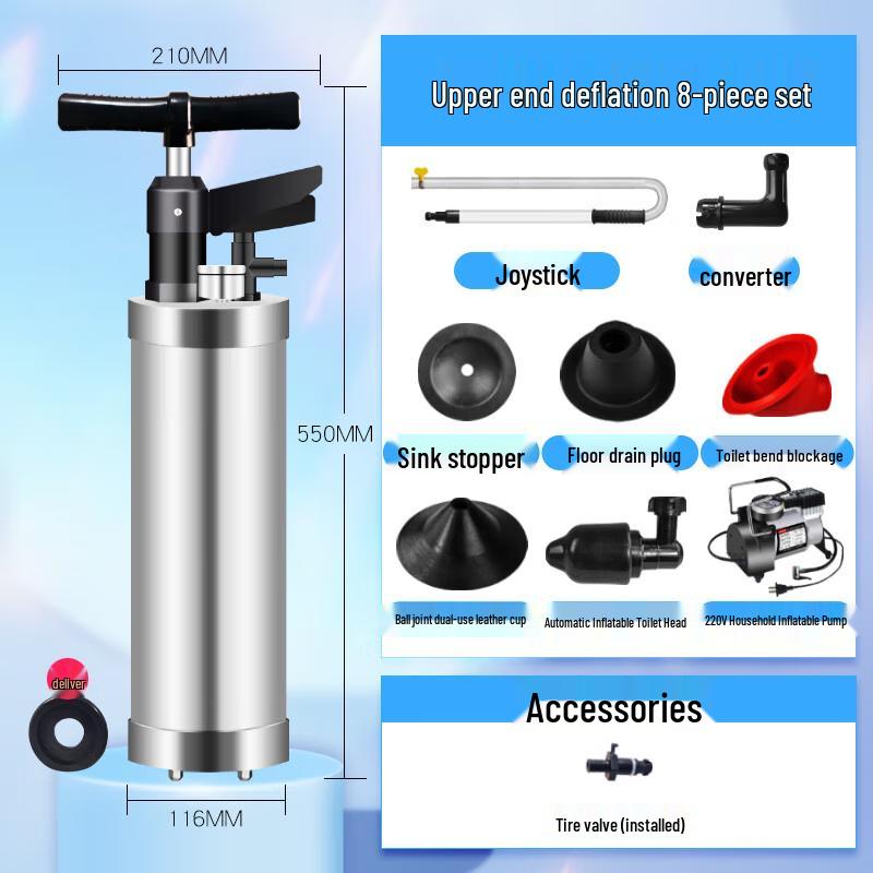 Stainless Steel Drain Clog Remover Set
