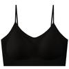 Ziyouxi Women's Summer Thin Bra, 7A Antibacterial Seamless Cool Invisible Thin Strap Sexy Backless Push-Up Anti-Sagging Bra