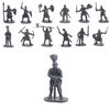 25/100pcs Mini Medieval Soldier Model for Military Game Simulation War History Lovers Collection Party Supplies XJM