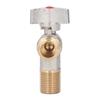 G1/2 Thread Brass Triangle Valve Large Flow Cold Hot Water Angle Stop Valve for Kitchen Bathroom