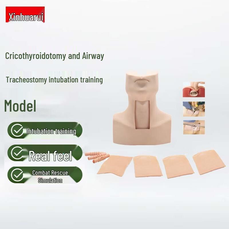 Adult Tracheotomy and Cricothyroid Puncture Training Model