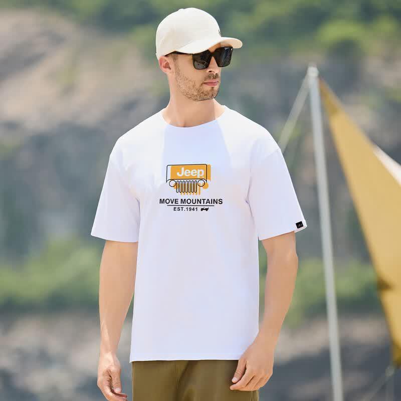 

JEEP Men s Breathable Pure Cotton T-Shirt XL