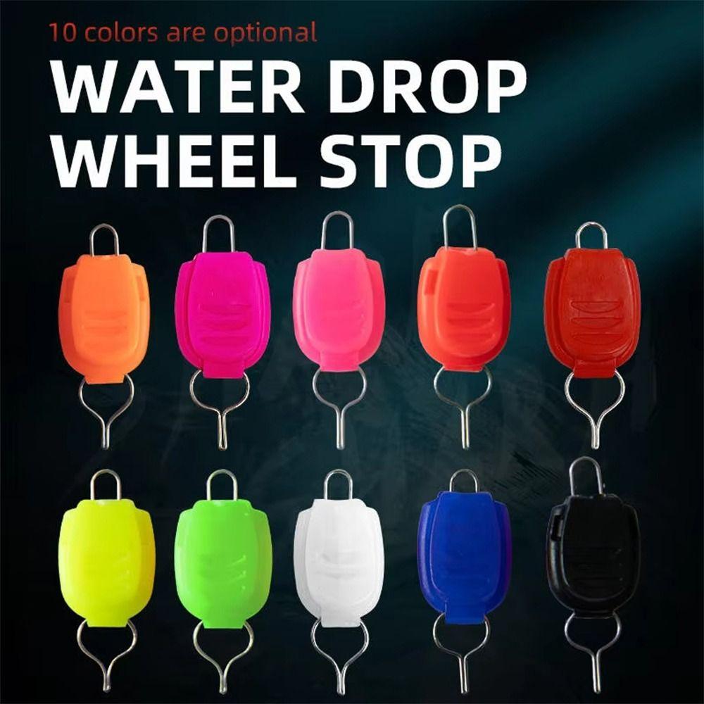 20Pcs Colorful Fishing Line Holder Plastic Wheel Stopper New Keepeer Clip For Baitcasting Reel