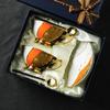 Retro Ceramic Coffee Cup, High-End Niche Light Luxury, High-End Exquisite Bone China Afternoon Tea Tea Set