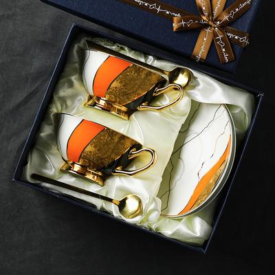 Retro Ceramic Coffee Cup, High-End Niche Light Luxury, High-End Exquisite Bone China Afternoon Tea Tea Set