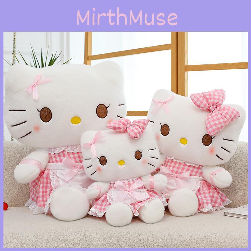 Apron Maid Pink Cat Plush Toy Feminine Style Girls Gift Birthday
