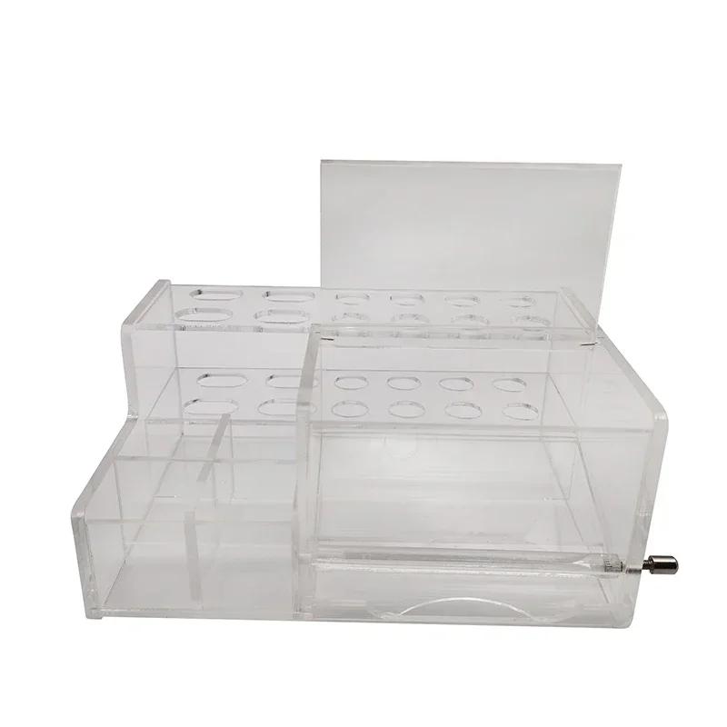 Dental Tools Dental Acrylic Organizer for Syringe Adhesive Applicator Placement Tool Transparent