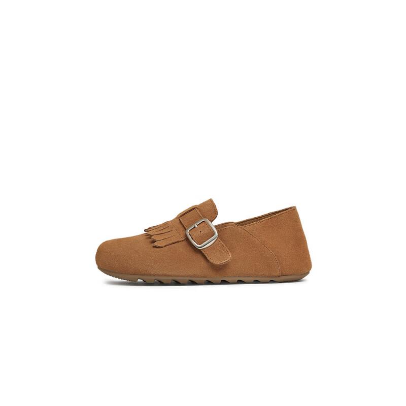 TEENMIX Women s Retro Style Slip-On Flat Shoes 35
