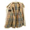 Burberry Made In Italy Trench Coat 40 Beige with Fox Fur Women Used