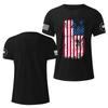 Men's Fashionable Casual Independence Day Printed Round Neck Short Sleeve T-Shirt Top