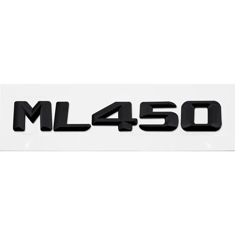 3D Car Rear Badge Emblem Sticker  Tail Box Number Letter Decal Decoration for ML430 ML450 ML500 ML550 Modified Accessories