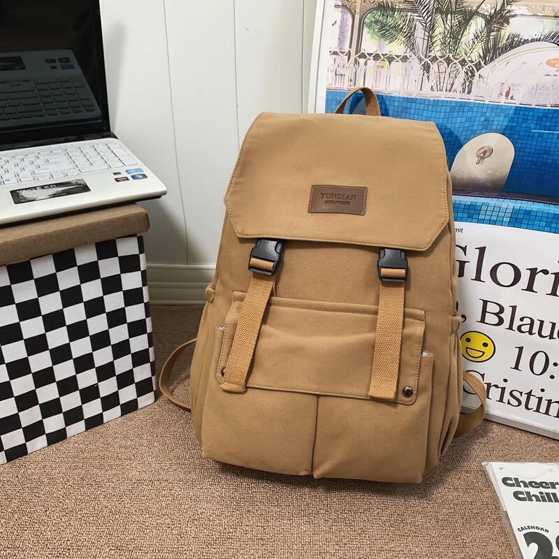 KAMUANG Casual Canvas Laptop Backpack