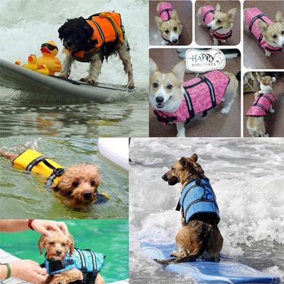 Pet Save Life Jacket Safety Clothes Life Vest Outward Saver Swimming Preserver Dog Clothes Swimwear