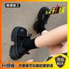 Small Leather Shoes Women's British Style 2025 New Spring Versatile Muffin Platform Soles Japanese Students Lace-up Retro Single Shoes