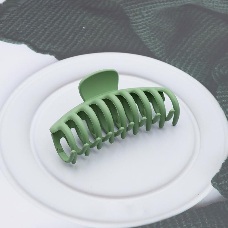 New Large Size Hair Claws for Women Claw Clip Korean Headdress Soild Color Crab Hair Clip Hairpin Fashion Hair Accessories