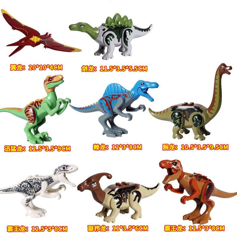 Lumea Dinozaurilor Jurasici Raptor Brutal T-Rex Triceratops Indominus Rex Model Blocuri de Construcție Dino Velociraptor Figurină Cărămizi Jucării