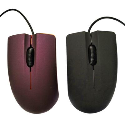 Matte, ergonomische, kabelgebundene optische Gaming-Maus mit 1200 DPI und 3 Tasten, USB 2.0, für PC und Laptop