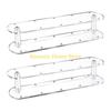 F26C 2 Pack Clear Acrylic Candy Rack 10 Slot Stabilized Treat Stand for Baking