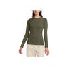 Jordan Casual Round Neck Long Sleeve T-Shirt Women Tops Army-Green FN5111-222