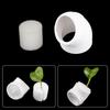 10Pcs PVC Pipe Soilless Hydroponics Fixed Plant Cups and Sponges Diameter 32mm Interface Plants Vegetables Seeds Nurturing Cups