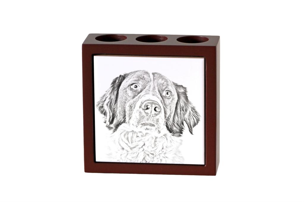 French Spaniel, French Setter, Setter – Pen holder with a dog, desk organizer with a print | Art-Dog